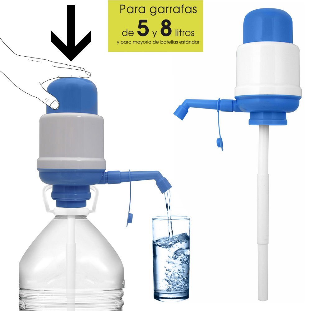 Dispensador Dosificador de Agua P/Garrafas y Botellas Higienico