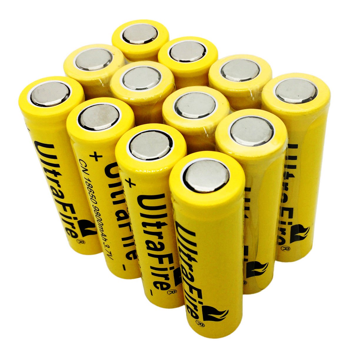 12xBaterias Litio 18650 3.7v 9800mAh Li-Ion Battery Rechargeable