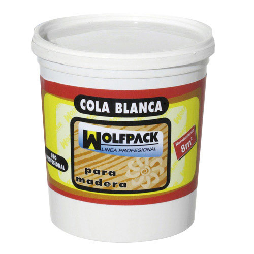 Cola Blanca Wolfpack 1Kg Bote Adhesivo Madera Papel Concentrado