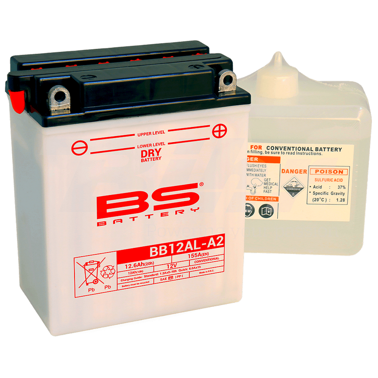 Bateria YB12AL-A2|BB12AL-A2 12v 155A 12.6Ah 134x80x160+