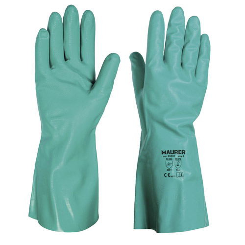 Guantes Trabajo Proteccion Quimica Laboral 8-9-10 Work Gloves