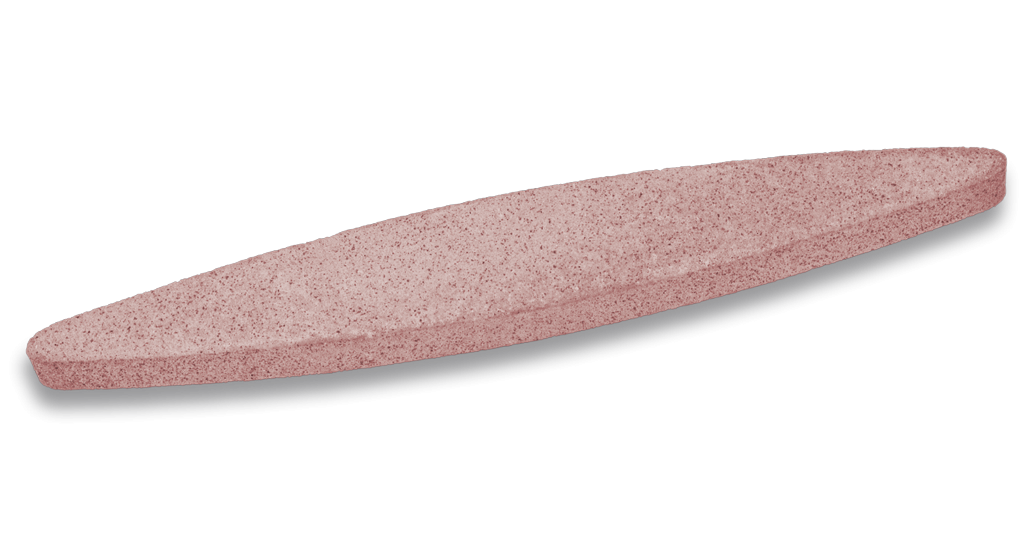 Piedra Afilar Cuarzo Rosa 22cms Aceros Alto Carbono 12.9 Hachas