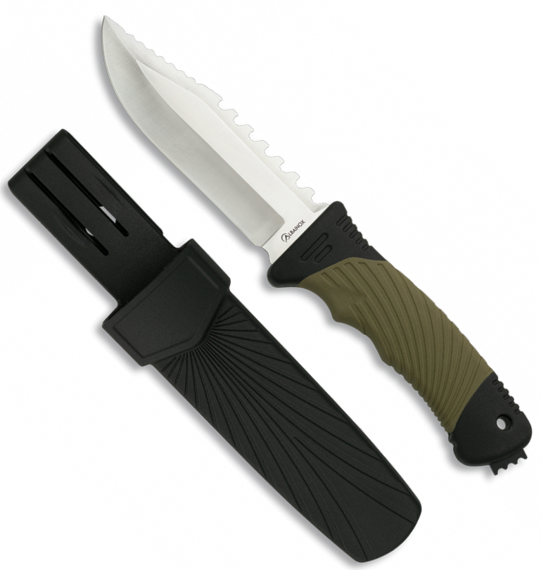 Cuchillo Tactico Supervivencia/Buceo 12/24cm Survival Knife