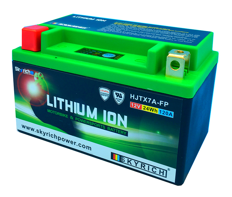 Bateria Litio HJTX7A-FP LITX7A,YTX7A-BS 12v 120A 10Ah +150x87x93