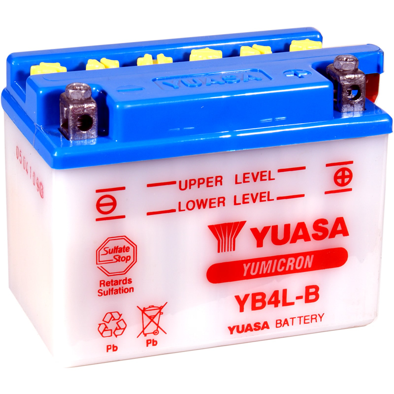 YUASA Bateria YB4L-B 12v 45A 4.2Ah 120x70x92+ YUMICRON