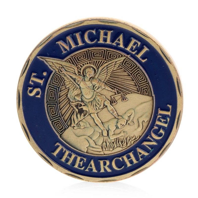 SAN MIGUEL ARCANGEL Moneda Conmemorativa Saint Michael Coin