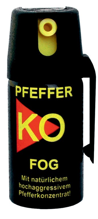 Pepper Defense Spray Pimienta Defensa en Ruta, PFEFFER KO FOG
