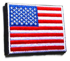 Bandera Usa 7´62x5cms Parche Bordado United States of America
