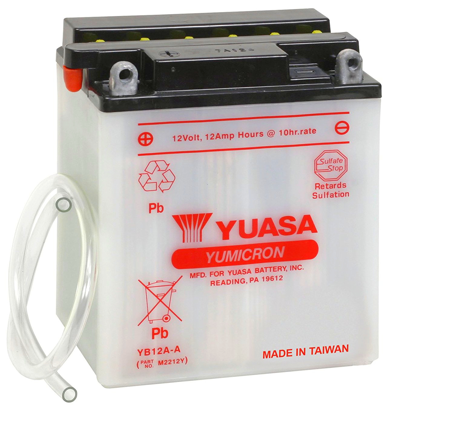 Yuasa YB12A-A,12N12A-4A1,YB12AL-A2 12v 150A 12.6Ah 134x80x160+i