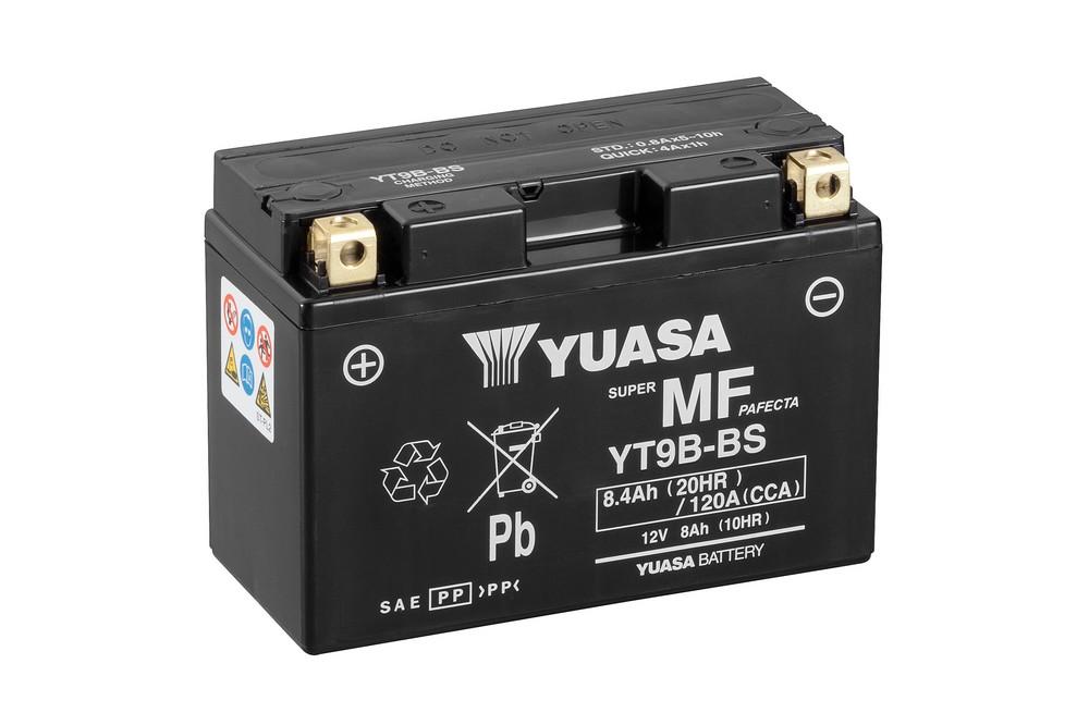 YUASA Original Bateria AGM+MF YT9B-BS 12v120A 8.4ah +150x70x105